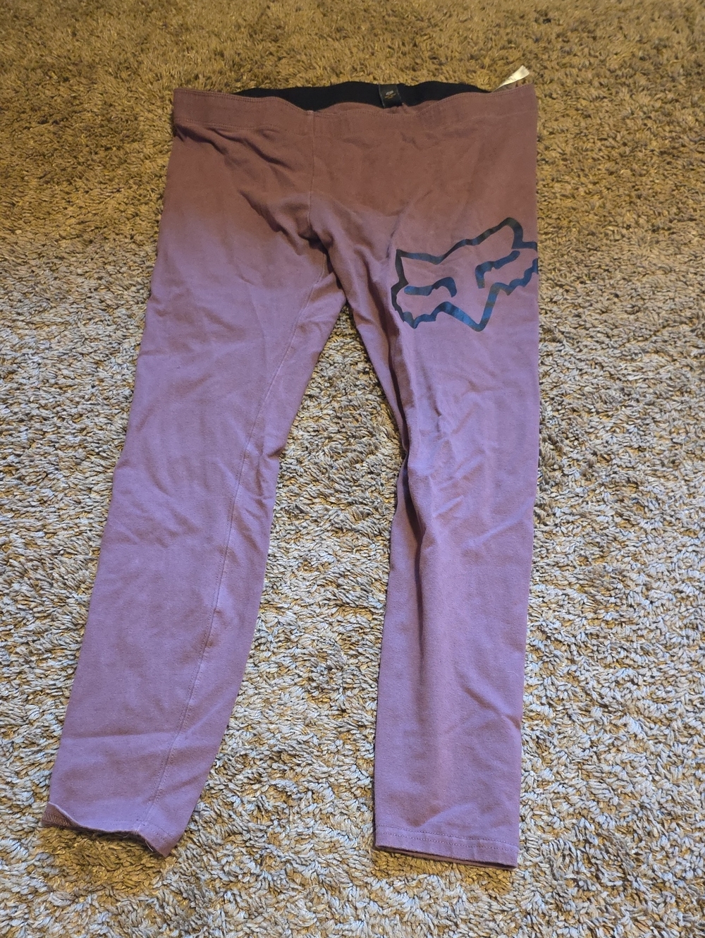 Fox Kids Mauve-Pink Logo Leggings